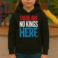 Resist Save Democracy Resistance No Kings Protest Kids Hoodie thumb 3