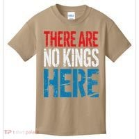 Resist Save Democracy Resistance No Kings Protest Kids T-Shirt thumb 0