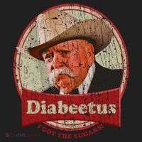 Retro Style Diabeetus I Got The Sugars 7 Panel Mesh Trucker Snapback Hat thumb 2