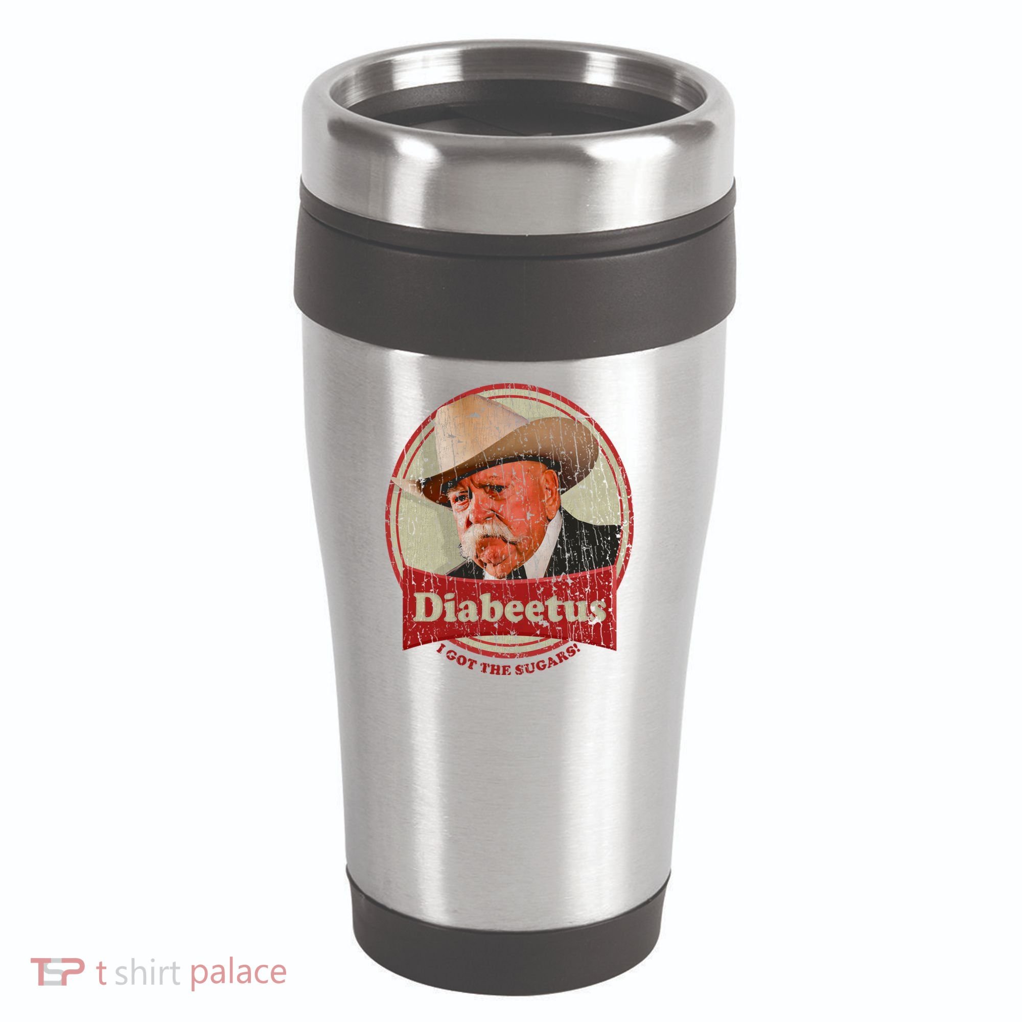 Retro Style Diabeetus I Got The Sugars 16oz Travel Tumbler