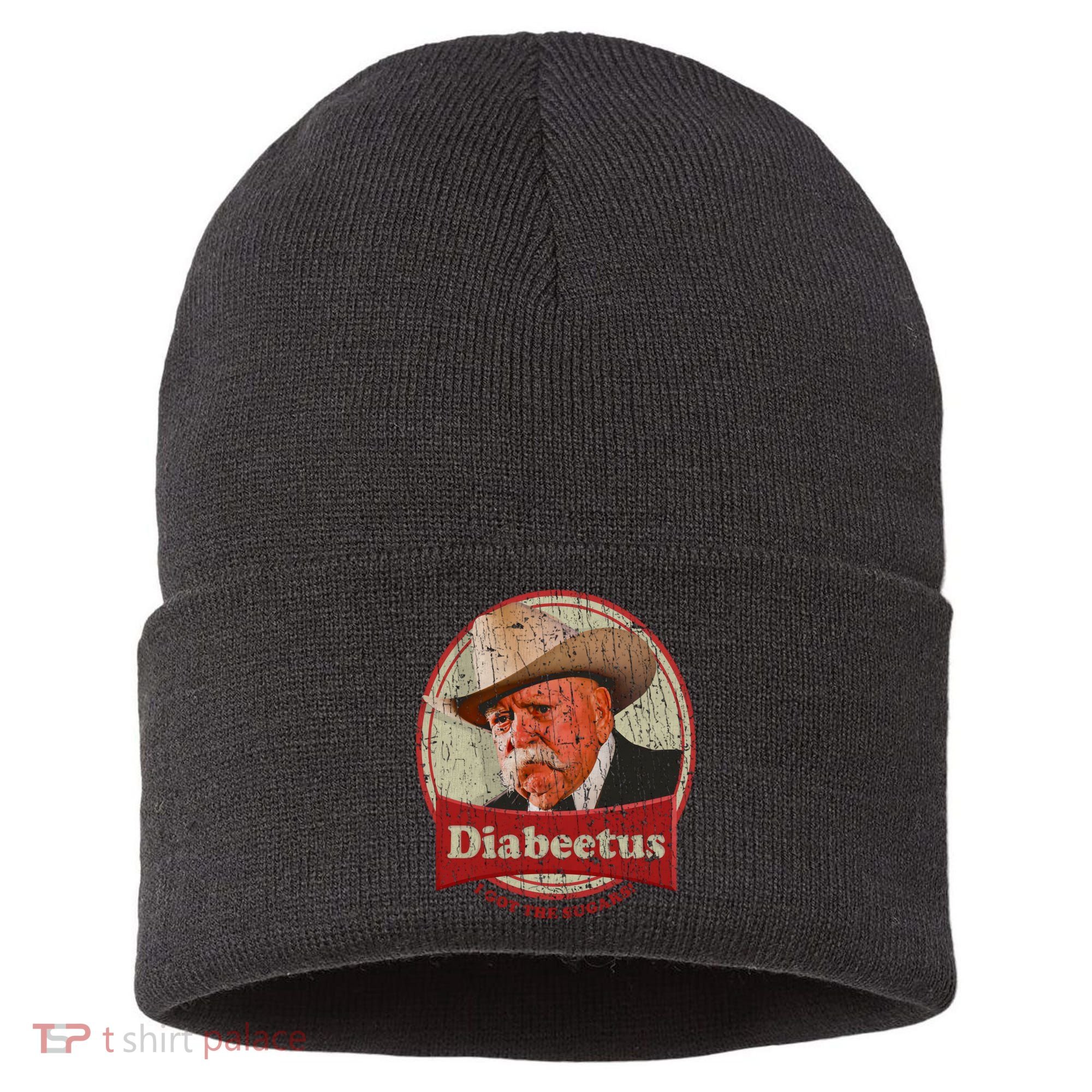 Retro Style Diabeetus I Got The Sugars Sustainable Knit Beanie