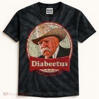 Retro Style Diabeetus I Got The Sugars Kids Tie-Dye T-Shirt thumb 0