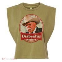 Retro Style Diabeetus I Got The Sugars Garment-Dyed Women's Muscle Tee thumb 0