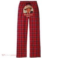 Retro Style Diabeetus I Got The Sugars Women's Flannel Plaid Pajama Pants thumb 0
