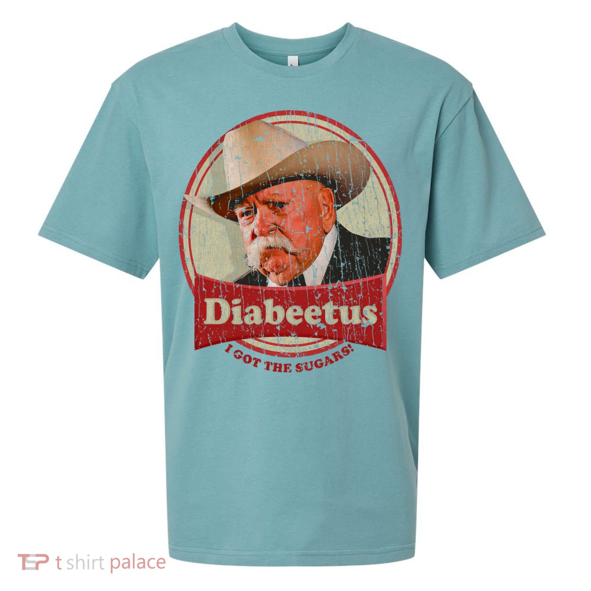 Retro Style Diabeetus I Got The Sugars Sueded Cloud Jersey T-Shirt
