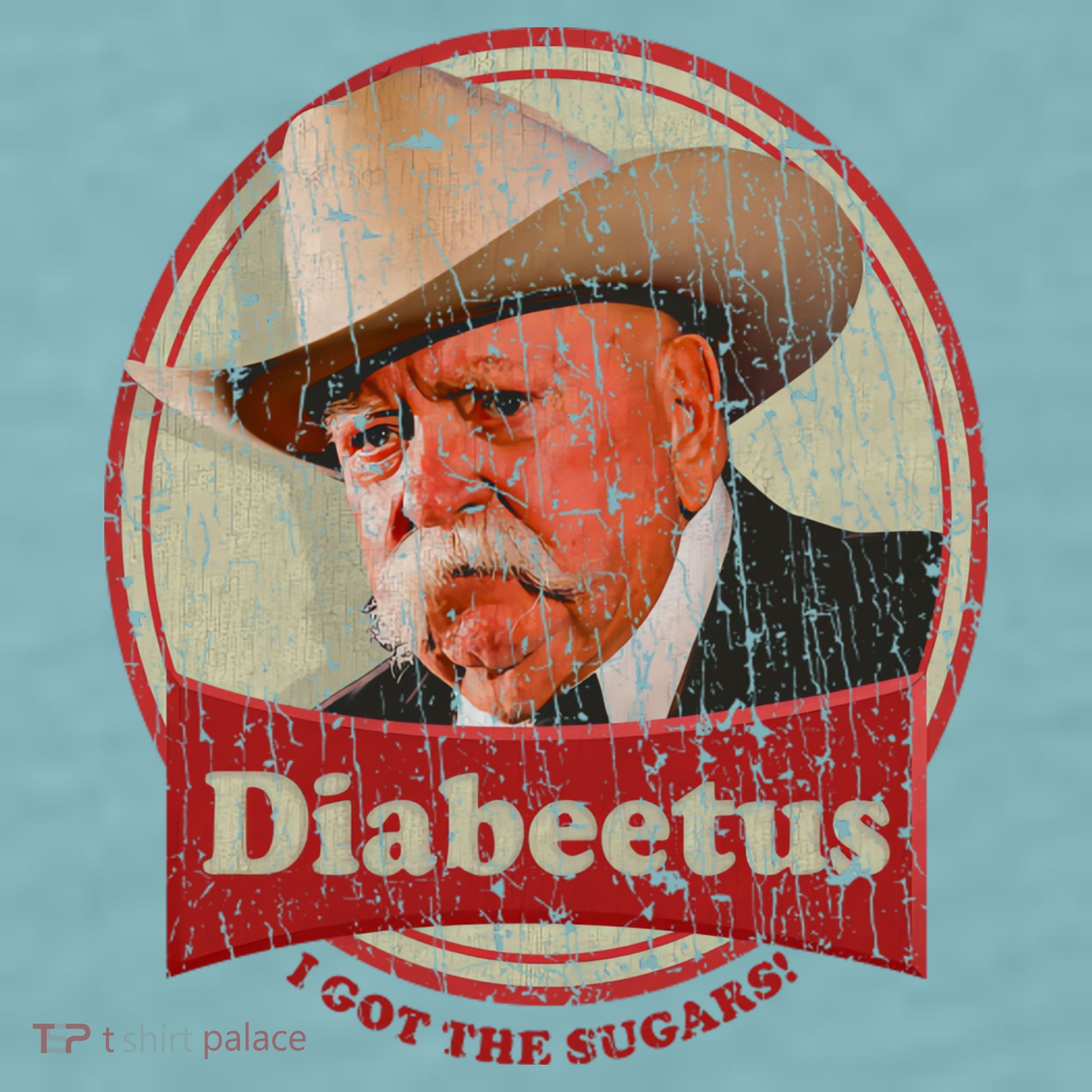 Retro Style Diabeetus I Got The Sugars Sueded Cloud Jersey T-Shirt