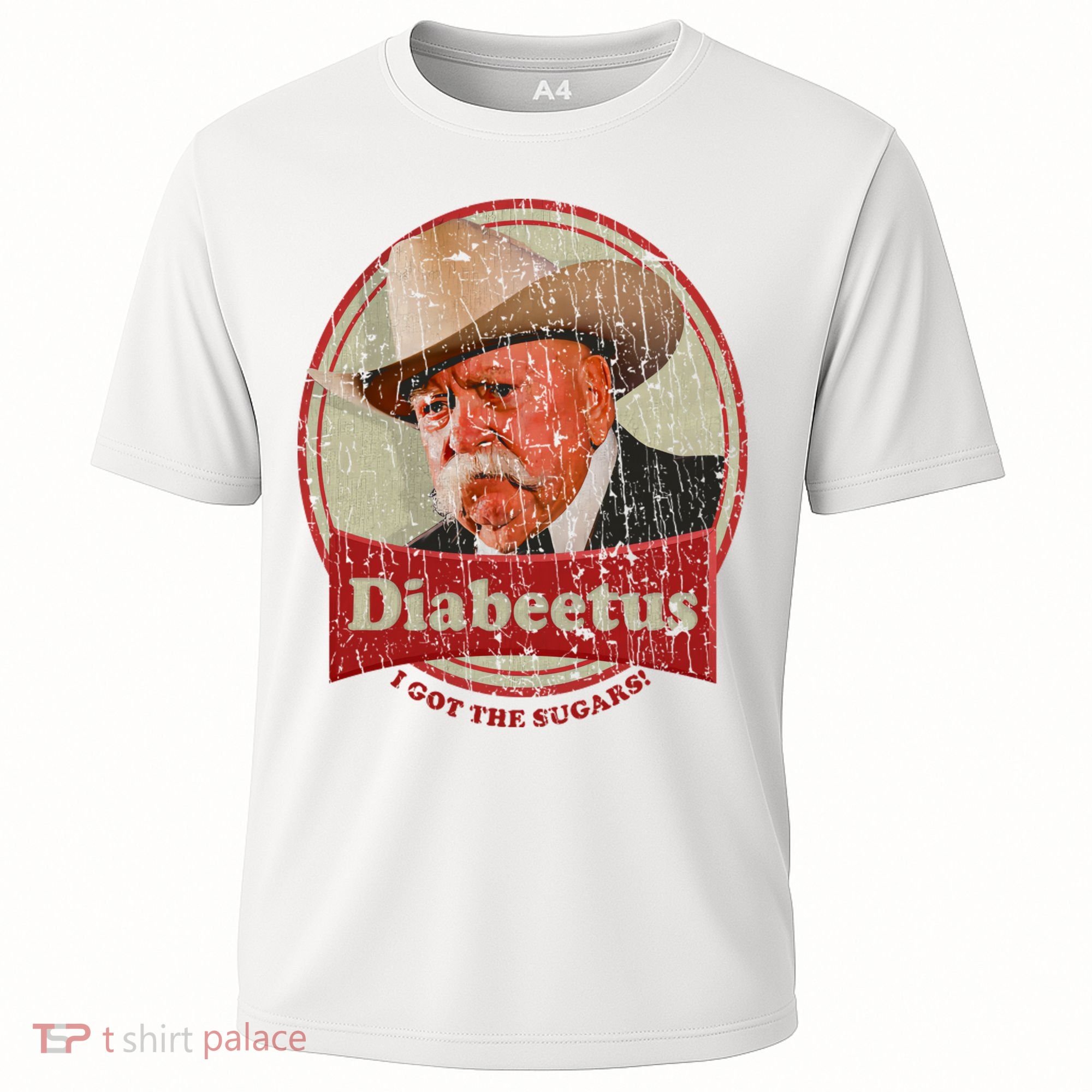 Retro Style Diabeetus I Got The Sugars Cooling Performance Crew T-Shirt
