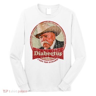 Retro Style Diabeetus I Got The Sugars Long Sleeve Shirt