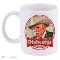 Retro Style Diabeetus I Got The Sugars 11oz C Handle Ceramic Mug thumb 2