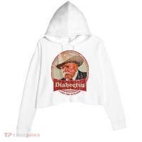Retro Style Diabeetus I Got The Sugars Crop Fleece Hoodie thumb 0