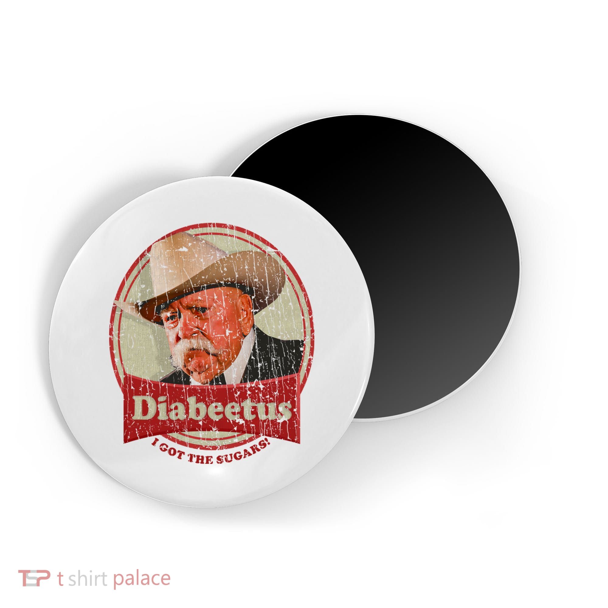 Retro Style Diabeetus I Got The Sugars Magnet