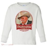 Retro Style Diabeetus I Got The Sugars Toddler Long Sleeve Shirt thumb 0