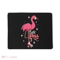 Roller Skating Dance Flamingo LetS Roll Quad Skater Mousepad thumb 0