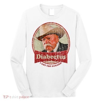 Diabeetus I Got The Sugars Distressed Long Sleeve Shirt