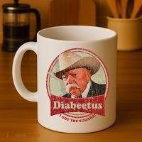 Diabeetus I Got The Sugars Distressed Coffee Mug thumb 4