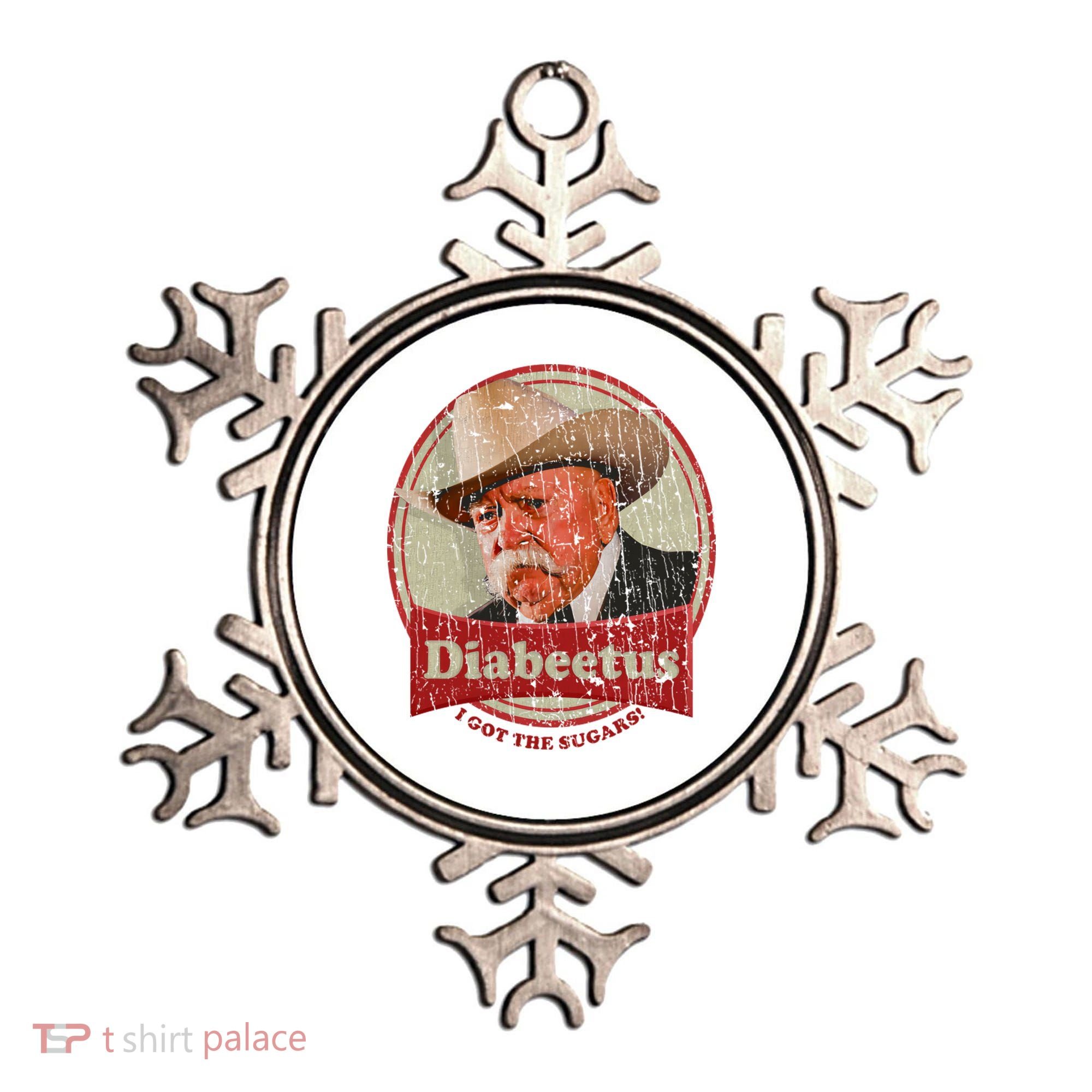 Diabeetus I Got The Sugars Distressed Ornament