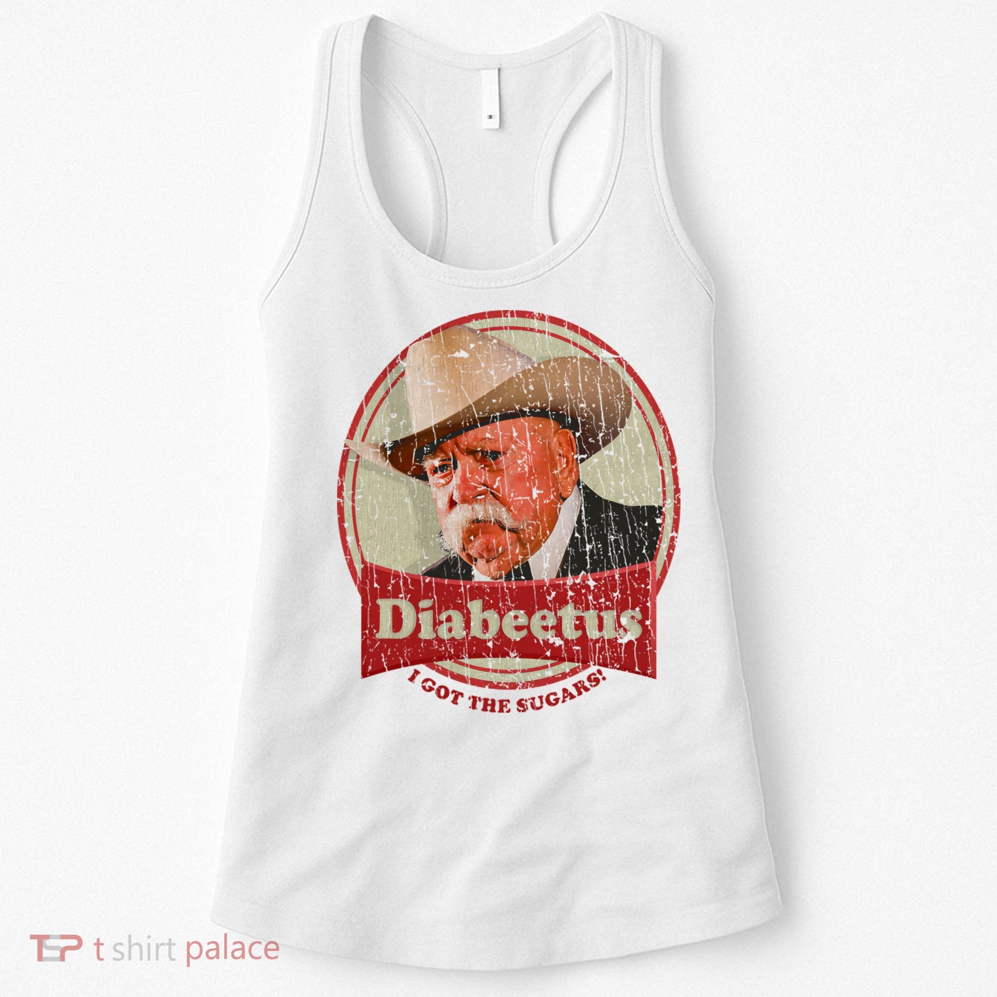 Diabeetus I Got The Sugars Distressed Women's Tank Top