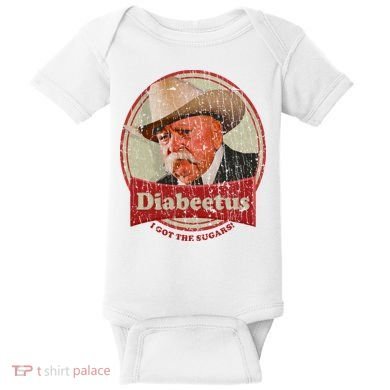 Diabeetus I Got The Sugars Distressed Baby Bodysuit