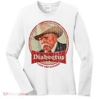 Diabeetus I Got The Sugars Distressed Women's Long Sleeve Shirt thumb 0
