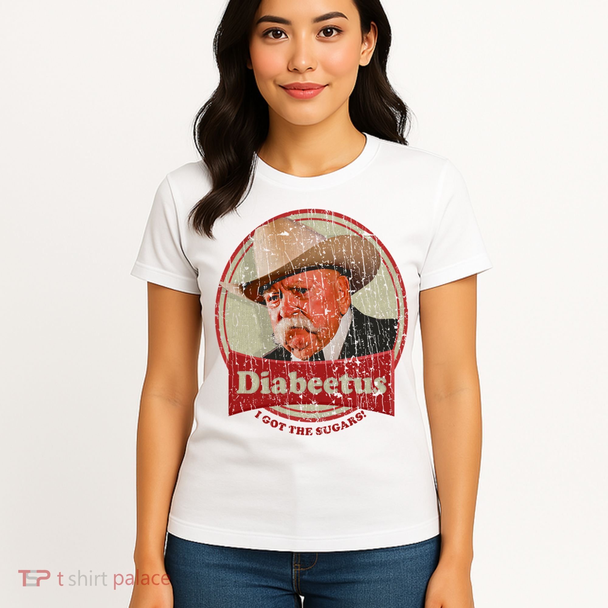 Diabeetus I Got The Sugars Distressed Women's T-Shirt