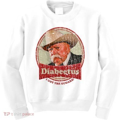 Diabeetus I Got The Sugars Distressed Kids Sweatshirt