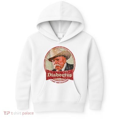 Diabeetus I Got The Sugars Distressed Kids Hoodie
