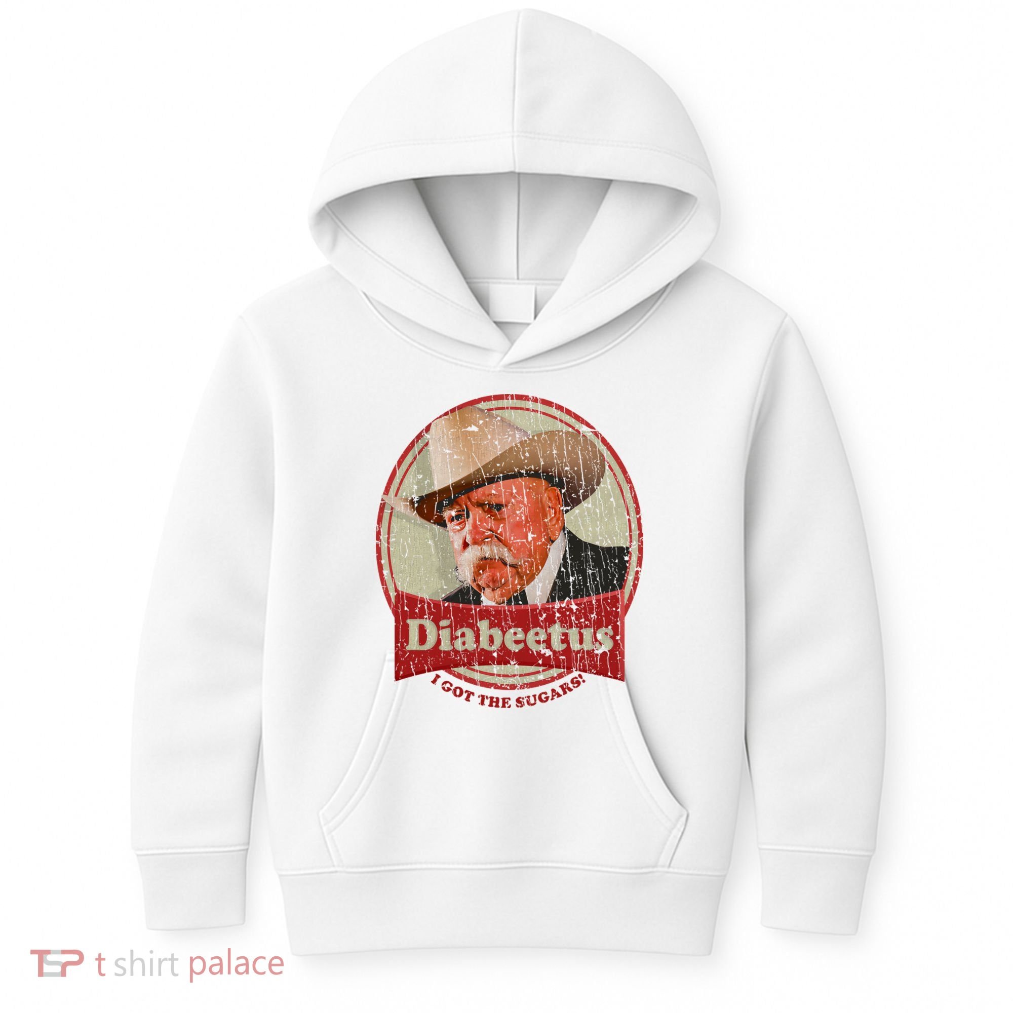 Diabeetus I Got The Sugars Distressed Kids Hoodie