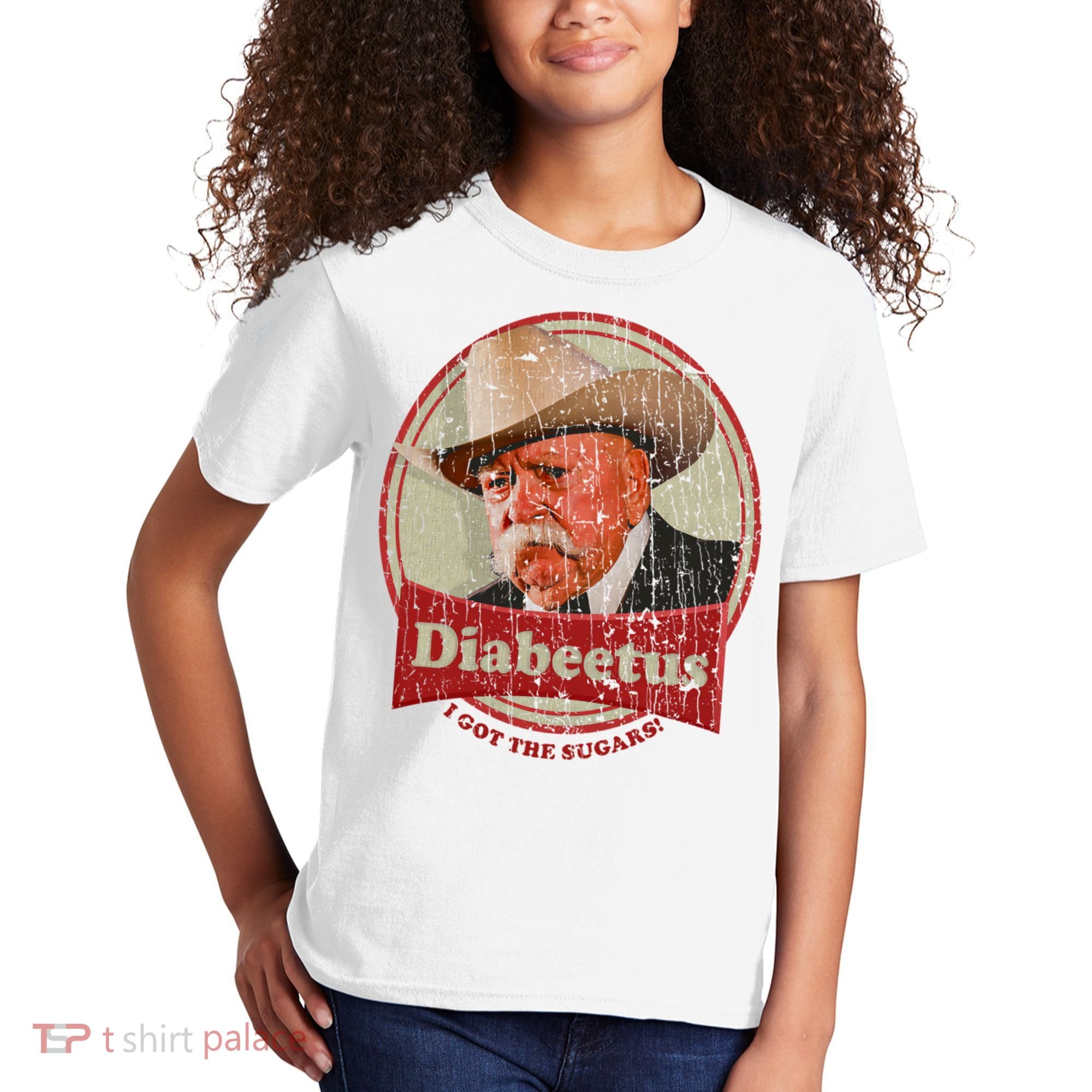 Diabeetus I Got The Sugars Distressed Kids T-Shirt