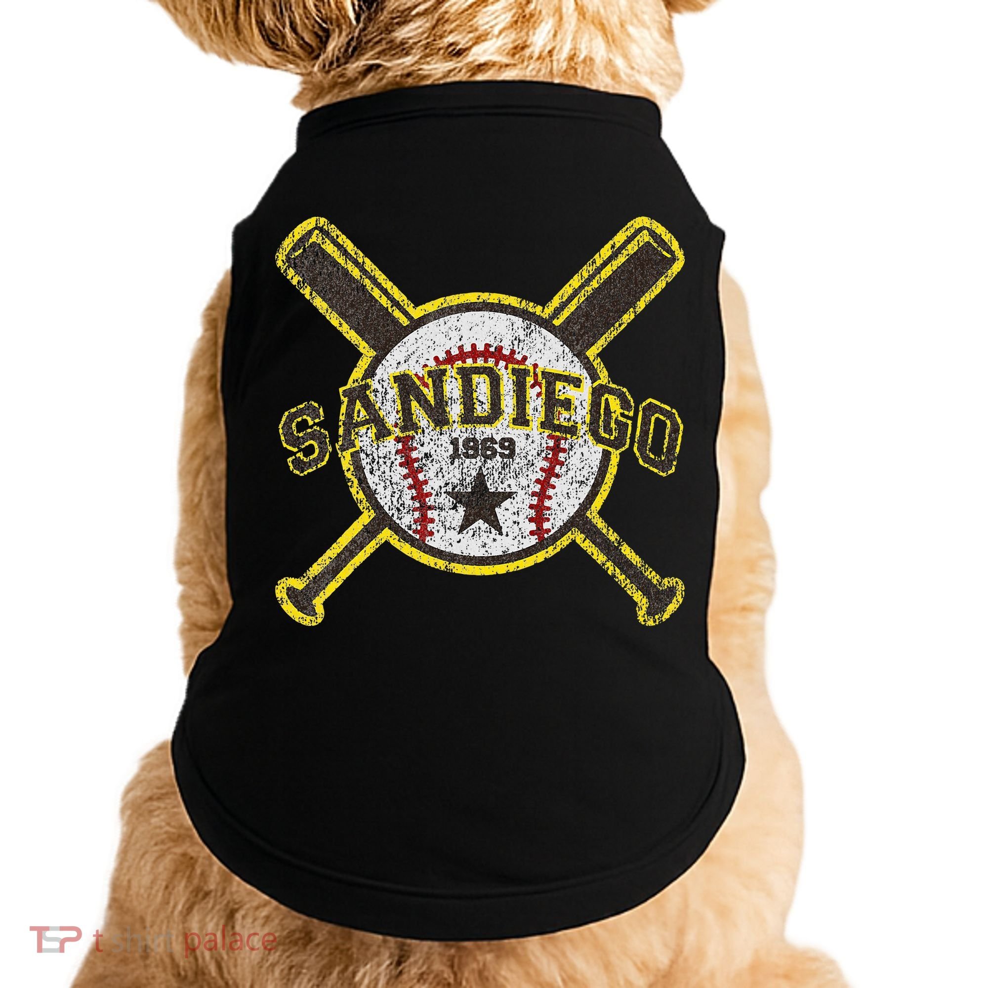 Retro San Diego Baseball Sd Doggie Tank