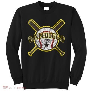 Retro San Diego Baseball Sd Sweatshirt