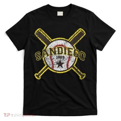 Retro San Diego Baseball Sd T-Shirt
