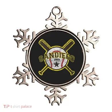 Retro San Diego Baseball Sd Ornament