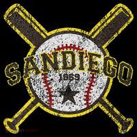 Retro San Diego Baseball Sd Ornament thumb 1