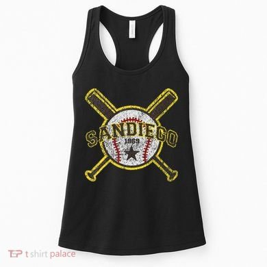 Retro San Diego Baseball Sd Women's Tank Top