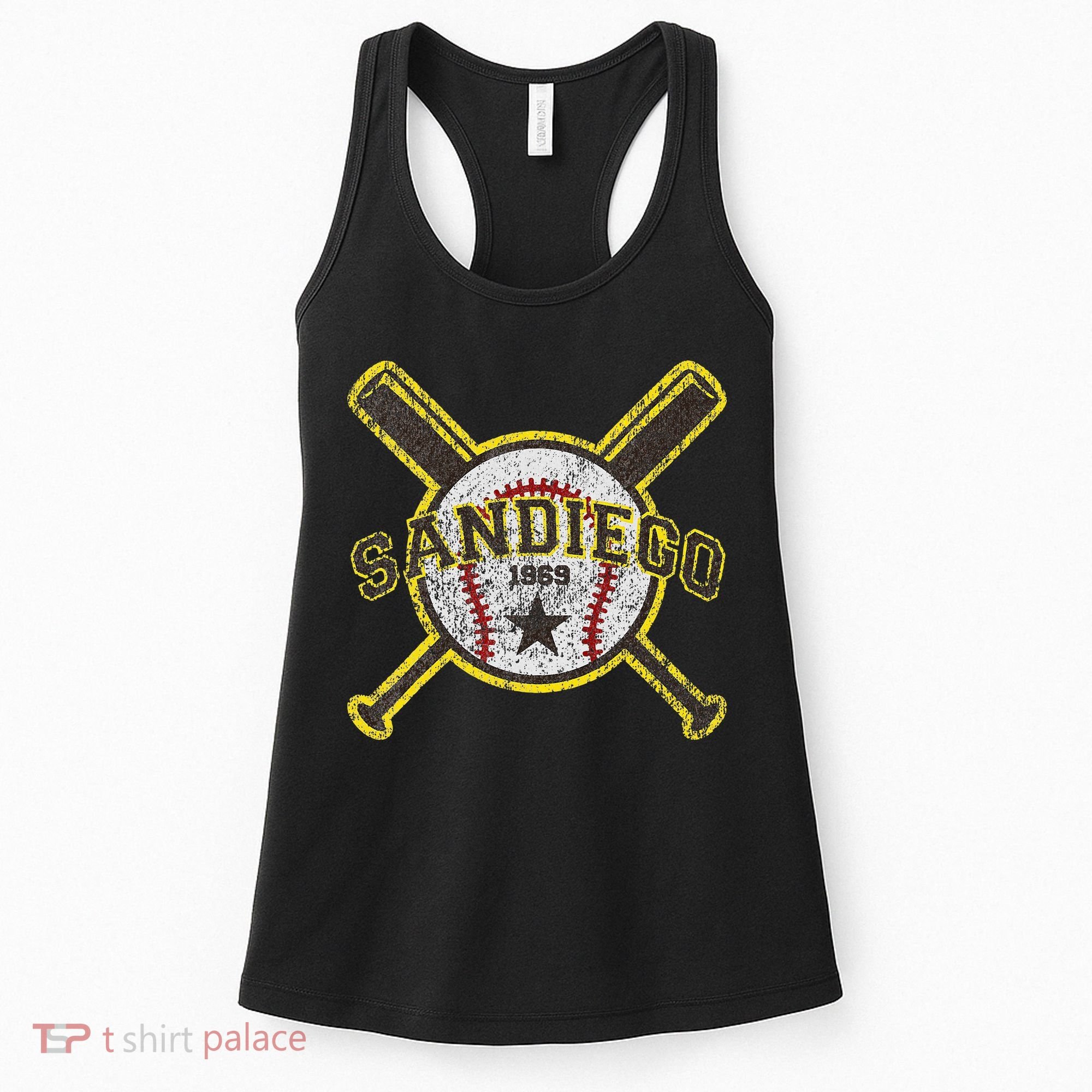 Retro San Diego Baseball Sd Women's Tank Top