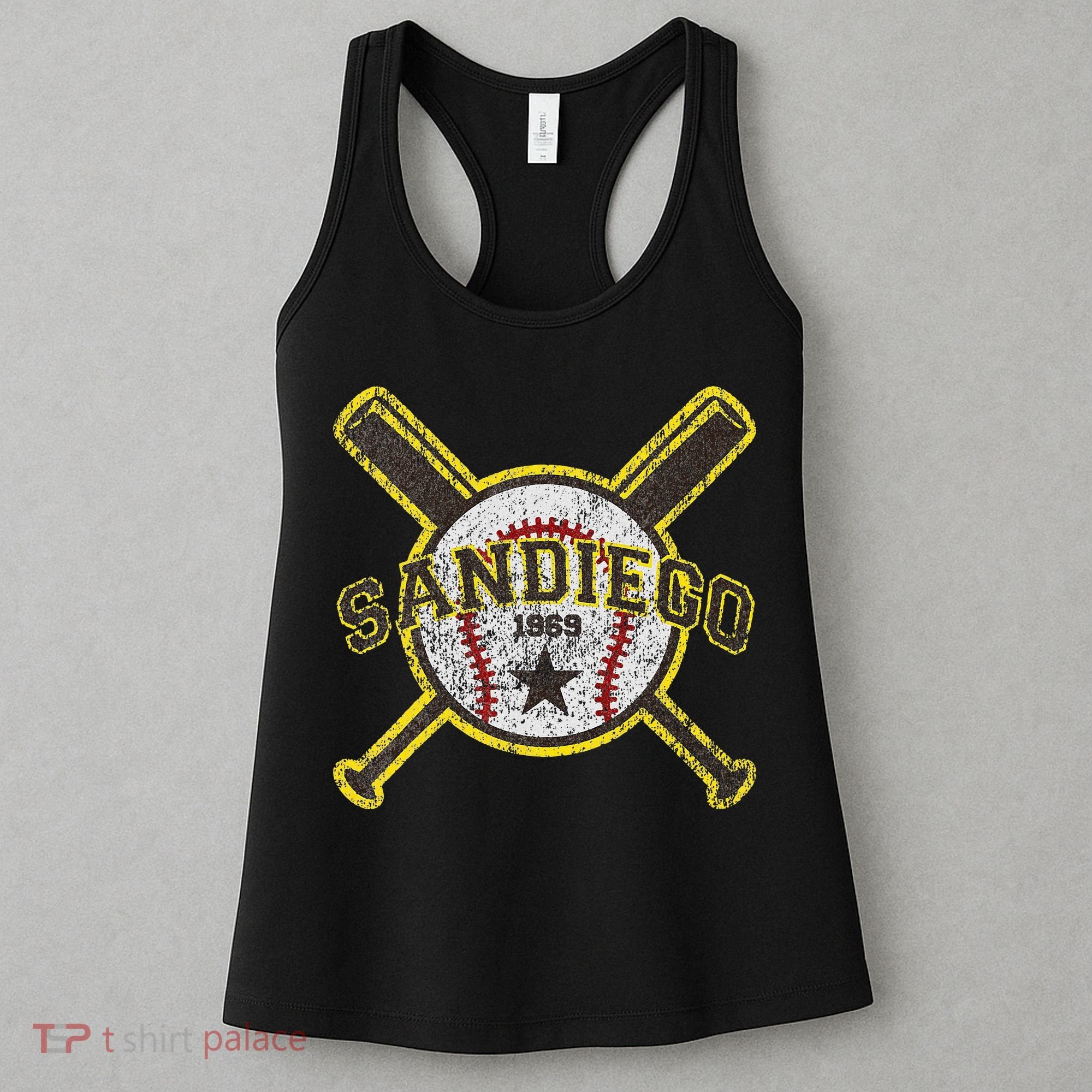 Retro San Diego Baseball Sd Women's Tank Top