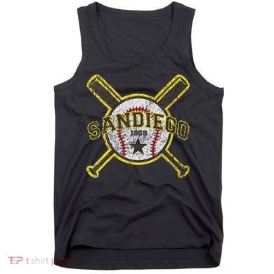 Retro San Diego Baseball Sd Tank Top