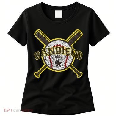 Retro San Diego Baseball Sd Women's T-Shirt