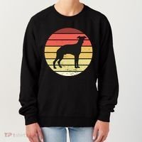 Retro Sunset Dog Lover Women's Sweatshirt thumb 0