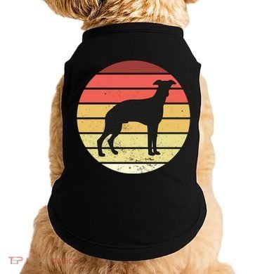 Retro Sunset Dog Lover Doggie Tank