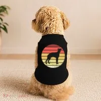 Retro Sunset Dog Lover Doggie Tank thumb 2