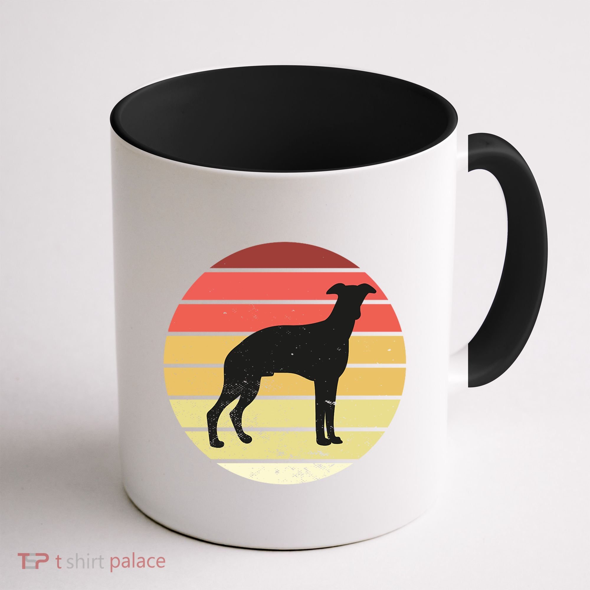 Retro Sunset Dog Lover Coffee Mug