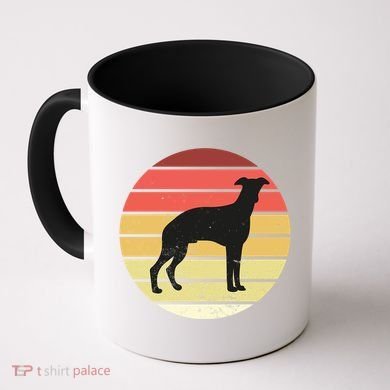 Retro Sunset Dog Lover Coffee Mug