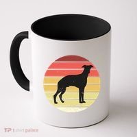 Retro Sunset Dog Lover Coffee Mug thumb 0