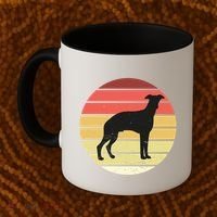 Retro Sunset Dog Lover Coffee Mug thumb 2