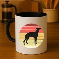 Retro Sunset Dog Lover Coffee Mug thumb 4