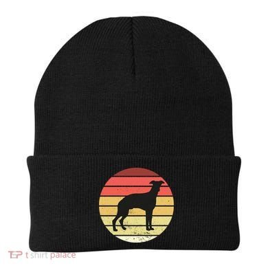 Retro Sunset Dog Lover Beanie