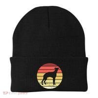 Retro Sunset Dog Lover Beanie thumb 0