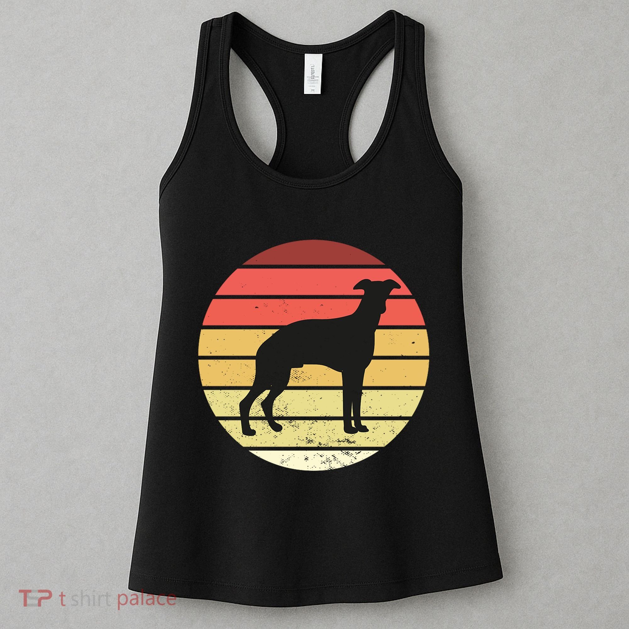 Retro Sunset Dog Lover Women's Tank Top
