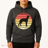 Retro Sunset Dog Lover Hoodie thumb 2